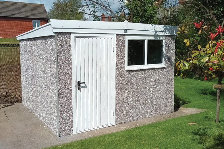 Shed White PVC Finish